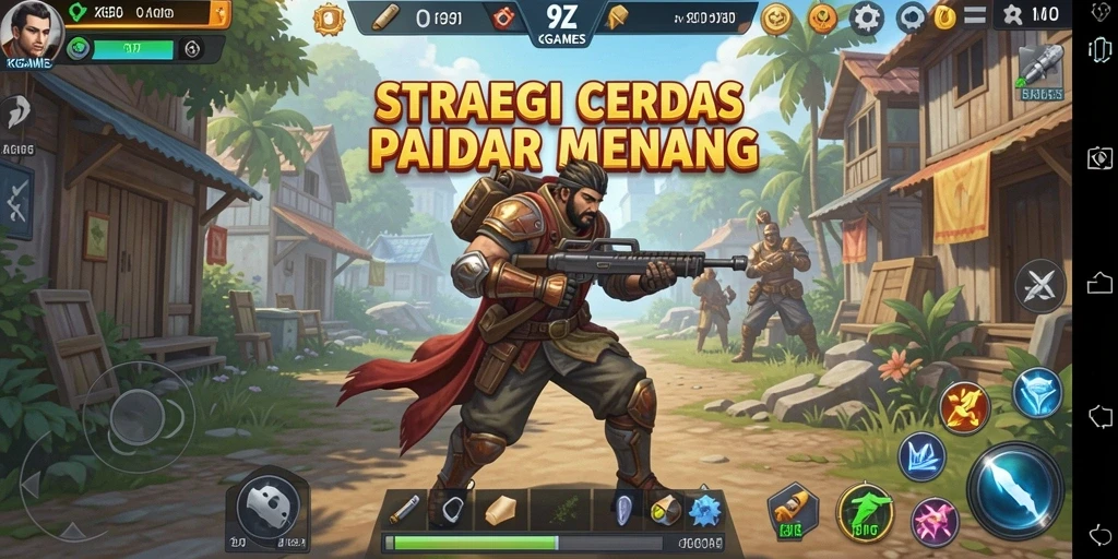 Screenshot tampilan gameplay 9ZKGAMES yang penuh strategi.