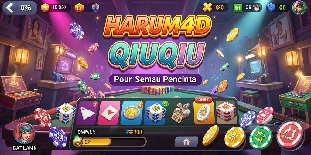 Gameplay seru QiuQiu di HARUM4D dengan teman-teman.