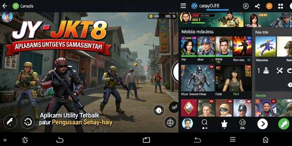 Gambaran antarmuka JKT8 yang intuitif dan fungsional.