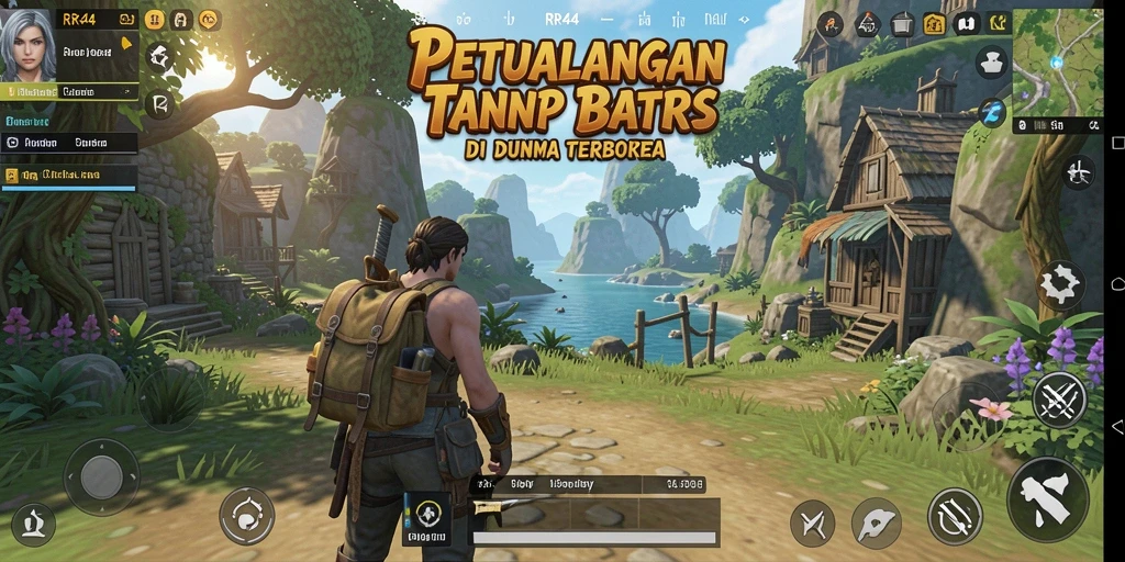 Gameplay menakjubkan dari RR44 di dunia terbuka.