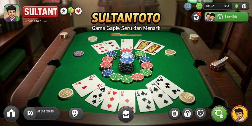 Tampilan gameplay SULTANTOTO yang seru dan interaktif.
