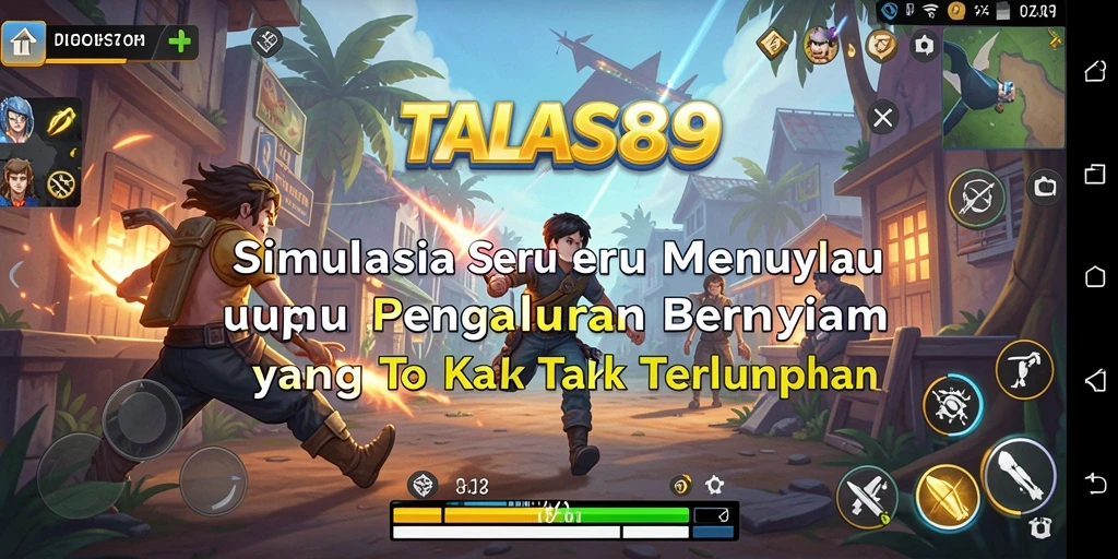 Screenshot menunjukkan pengalaman gameplay simulasi yang mendebarkan.