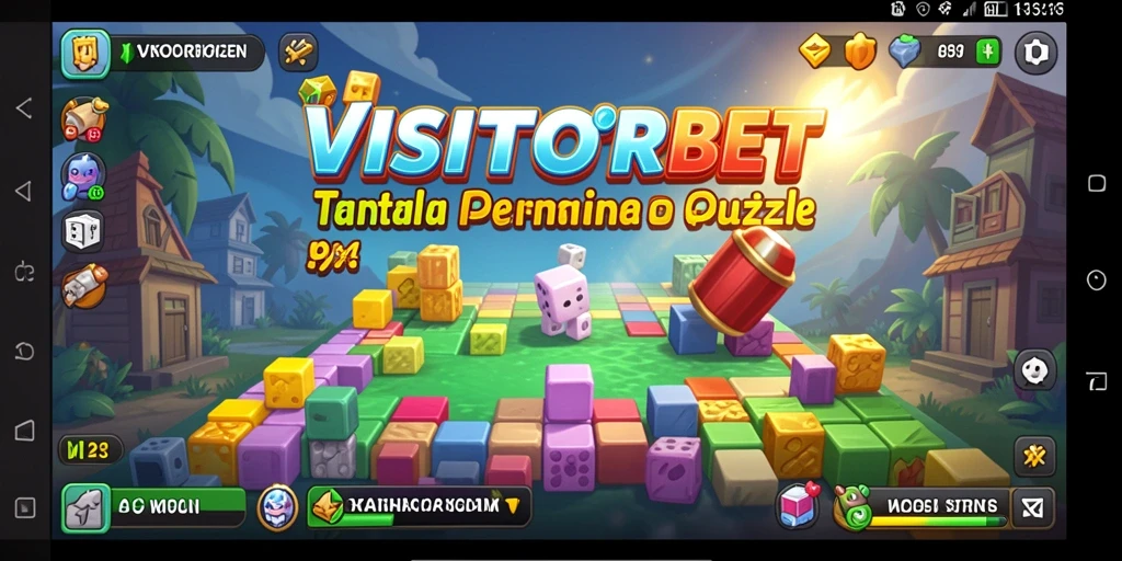 Tampilan gameplay VISITORBET yang menarik dan penuh tantangan Puzzle.