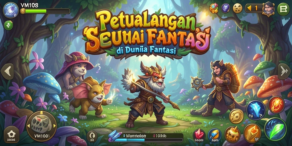 Gameplay VM108 yang seru dan menarik di dunia petualangan.